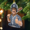 Ornement en acrylique personnalisé avec photo – Cadeau de Noël ou d’anniversaire pour les amateurs de sport – Le baseball, c’est la vie