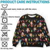 Sweatshirt moche de Noël personnalisé avec photo – « Célébrez la saison avec rires et amour » – Sweatshirt familial – Pull en laine unisexe – Cadeau de Noël pour les membres de la famille