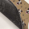 Paillasson décoratif personnalisé avec photo – « Petites pattes, grands rêves » – Décoration maison pour amoureux des chiens et chats – Cadeau de pendaison de crémaillère pour propriétaires et passionnés d’animaux