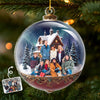 Ornement photo en acrylique personnalisé – Cadeaux de Noël ou d’anniversaire pour maman, papa, enfants – Une saison pleine de moments partagés