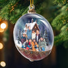 Ornement photo en acrylique personnalisé – Cadeaux de Noël ou d’anniversaire pour maman, papa, enfants – Une saison pleine de moments partagés