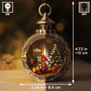 Ornement lanterne personnalisé – Cadeaux de Noël commémoratifs et de sympathie pour la perte d’une maman ou d’un papa – En mémoire d’une vie