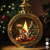 Ornement lanterne personnalisé – Cadeaux de Noël commémoratifs et de sympathie pour la perte d’une maman ou d’un papa – En mémoire d’une vie