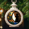 Ornement lanterne personnalisé – Cadeaux de Noël commémoratifs et de sympathie pour chiens – Tes empreintes de pattes sont gravées dans mon cœur
