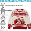 Sweatshirt moche unisexe personnalisé avec photo – Cadeaux de Noël ou d’anniversaire pour maman, papa, enfants – Porter les personnes que vous aimez le plus