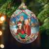 Ornement photo en acrylique personnalisé – Cadeaux de Noël ou d’anniversaire pour maman, papa, enfants – Ensemble est notre tradition