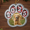 Ornement photo en acrylique personnalisé – Cadeaux de Noël commémoratifs et de sympathie pour chiens et chats – Toujours à côté de mon âme