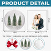 Boule de Noël en acrylique 3D personnalisée avec photo – Cadeaux d’anniversaire, de Noël et de mariage pour mari et femme, lui et elle – Rêves de mariage dans une boule à neige