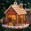 Ornement En Bois Personnalisé - Cadeaux De Noël Et D’Anniversaire Pour Femmes Et Hommes - Restez Calme Et Continuez La Ferme