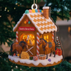 Ornement En Bois Personnalisé - Cadeaux De Noël Et D’Anniversaire Pour Femmes Et Hommes - Restez Calme Et Continuez La Ferme