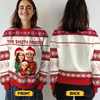 Sweatshirt Laid Unisexe Personnalisé Avec Photo - Cadeaux De Noël Et D’Anniversaire Pour Maman, Papa, Frère, Sœur, Enfants - Tout Enveloppé D’Amour