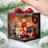 Ornement En Acrylique Personnalisé Avec Photo - Cadeaux De Noël Et D’Anniversaire Pour Maman, Papa, Frère, Sœur, Enfants - Chérir Le Lien Qui Nous A Construits