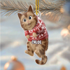 Ornement En Acrylique Personnalisé - Cadeaux De Noël Et D’Anniversaire Pour Amoureux Des Chats, Maman Et Papa Chats - Les Chats Apportent De La Lumière Aux Fêtes