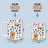 Mug Personnalisé À Effet Imprimé 3D Gonflé - Cadeaux D’Anniversaire Pour Amoureux Des Chiens, Papa Et Maman Chiens - Mon Meilleur Ami A Quatre Pattes
