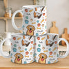 Mug Personnalisé À Effet Imprimé 3D Gonflé - Cadeaux D’Anniversaire Pour Amoureux Des Chiens, Papa Et Maman Chiens - Les Meilleurs Thérapeutes Ont De La Fourrure Et Quatre Pattes
