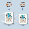 Mug Infirmière Personnalisé À Effet Imprimé 3D Gonflé - Cadeaux D’Anniversaire Pour Infirmières - Cadeau De Reconnaissance, Remerciement, Vie D’Infirmière, Vie De Médecin
