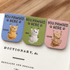 Marque-Page Magnétique En Cuir Personnalisé - Cadeaux Pour Amoureux Des Livres, Rats De Bibliothèque, Maman Et Papa Chats - Perdu Dans Les Chapitres