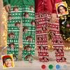 Pantalon De Pyjama Personnalisé Avec Photo - Cadeaux De Noël Et D’Anniversaire Pour Maman, Papa, Frère, Sœur, Enfants - L’Amour Vit Ici