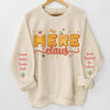Sweatshirt Ou Hoodie Unisexe Personnalisé Avec Design Sur La Manche - Cadeaux De Noël Et D’Anniversaire Pour Maman, Grand-Mère - Biscuits, Cacao Et Câlins