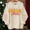Sweatshirt Ou Hoodie Unisexe Personnalisé Avec Design Sur La Manche - Cadeaux De Noël Et D’Anniversaire Pour Maman, Grand-Mère - Biscuits, Cacao Et Câlins