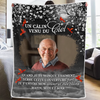 Couverture Personnalisée Avec Photo De Cardinal - Cadeaux Commémoratifs Et De Sympathie De Noël Pour La Perte De Maman, Papa - Toujours Souvenu Jamais Oublié