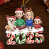 Ornement En Acrylique Personnalisé - Cadeaux De Noël Et D’Anniversaire Pour Famille, Amoureux Des Chiens Et Chats - Notre Petit Monde