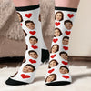 Chaussettes Personnalisées Avec Photo - Cadeaux D'anniversaire, De Noël Ou De Mariage Personnalisés Pour Mari Et Femme, Pour Elle Et Lui, Pour Couples - Notre Histoire Commence Ici