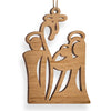 Ornement en Bois – Cadeaux de Noël Catholiques pour Tous les Croyants, Amoureux de Jésus – Le Christ Sauveur est Né