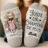 Chaussettes Personnalisées - Cadeaux Pour Amoureux Des Livres, Rats De Bibliothèque, Lecteurs - Je Vis Ma Meilleure Vie De Lecture