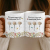 Mug Personnalisé - Cadeaux D’Anniversaire Pour Maman, Fille - Reliées Pour Toujours En Famille