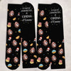 Chaussettes Personnalisées - Cadeaux Pour Amoureux Des Livres, Rats De Bibliothèque, Lecteurs - Le Moment Cinéma Devient Encore Meilleur