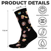 Chaussettes Personnalisées - Cadeaux Pour Amoureux Des Livres, Rats De Bibliothèque, Lecteurs - Le Moment Cinéma Devient Encore Meilleur