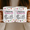 Mug Personnalisé À Effet Imprimé 3D Gonflé - Cadeaux D’Anniversaire Pour Maman, Fille - Deux Maisons, Un Seul Cœur