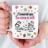 Mug Personnalisé À Effet Imprimé 3D Gonflé - Cadeaux D’Anniversaire Pour Maman, Fille - Deux Maisons, Un Seul Cœur