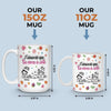 Mug Personnalisé À Effet Imprimé 3D Gonflé - Cadeaux D’Anniversaire Pour Maman, Fille - Deux Maisons, Un Seul Cœur