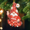 Ornement En Acrylique Personnalisé - Cadeaux D’Anniversaire, De Noël Et De Mariage Pour Mari Et Femme - Mon Nain Pour Toujours Heureux