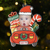 Ornement En Acrylique Personnalisé Avec Photo - Cadeaux De Noël Et D’Anniversaire Pour Enfants - Les Petits Sourires Brillent À Noël