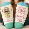 Chaussettes Personnalisées - Cadeaux Pour Amoureux Des Livres, Rats De Bibliothèque, Lecteurs - Les Lecteurs Vont Lire
