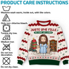 Sweatshirt De Noël Laid Unisexe Personnalisé - Cadeaux De Noël Pour Amoureux Des Livres, Rats De Bibliothèque, Lecteurs - Le Père Noël Sait Que Je Préfère Lire