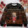 Sweatshirt De Noël Laid Unisexe Personnalisé - Cadeaux De Noël Pour Amoureux Des Livres, Rats De Bibliothèque, Lecteurs - Passez Un Petit Noël Littéraire