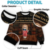Sweatshirt De Noël Laid Unisexe Personnalisé - Cadeaux De Noël Pour Amoureux Des Livres, Rats De Bibliothèque, Lecteurs - Passez Un Petit Noël Littéraire