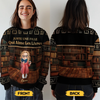Sweatshirt De Noël Laid Unisexe Personnalisé - Cadeaux De Noël Pour Amoureux Des Livres, Rats De Bibliothèque, Lecteurs - Passez Un Petit Noël Littéraire