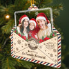 Ornement En Acrylique Personnalisé Avec Photo - Cadeaux De Noël Et D’Anniversaire Pour Maman, Papa, Frère, Sœur, Enfants - Un Message D’Amour De La Famille Pour Noël