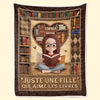 Couverture Personnalisée - Cadeaux Pour Amoureux Des Livres, Rats De Bibliothèque, Lecteurs - La Magie Des Livres Ne S’Éteint Jamais