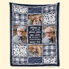Couverture Photo Personnalisée - Cadeaux De Noël Ou De Souvenir Pour La Perte D’Un Parent, Maman Ou Papa - La Lumière De Ton Amour Me Guide
