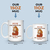 Mug Personnalisé - Cadeaux D’Anniversaire Pour Meilleures Amies, Sœurs, BFF - La Caféine Réchauffe Toujours Les Cœurs