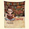 Couverture Personnalisée - Cadeaux Pour Amoureux Des Livres, Rats De Bibliothèque, Lecteurs - Bonheur Sous La Couverture De Livres