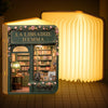 Lampe Livre Magique Pliable Personnalisée - Cadeaux Pour Amoureux Des Livres, Rats De Bibliothèque, Lecteurs - Illuminez Votre Petite Librairie