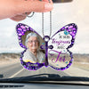 Ornement De Voiture En Acrylique Personnalisé - Cadeaux De Souvenir Et De Condoléances Pour La Perte D’Une Maman Ou D’Un Papa - Je Suis Toujours Avec Toi, En Amour Et En Mémoire