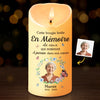 Bougie LED Personnalisée Avec Photo - Cadeaux De Noël Et De Souvenir Pour La Perte D’Une Maman Ou D’Un Papa - Ton Souvenir, Mon Amour Infini